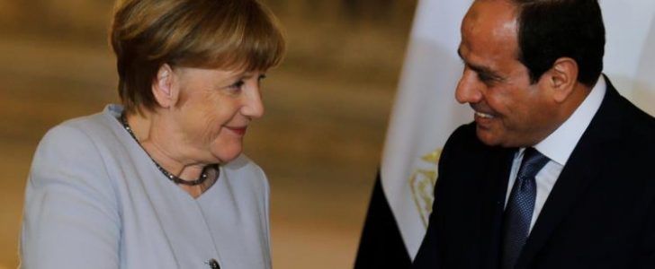 زيارة المستشارة الألمانية إنجيلا ميركل في القاهرة