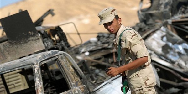 استشهاد رجال القوات المسلحة في هجوم رفح