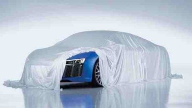 مشهد جانبي لمصابيح «أودي - آر 8»