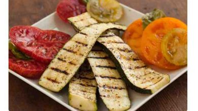 الكوسة المشوية