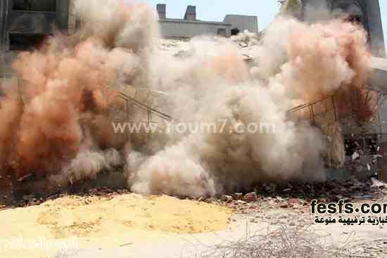 صور استمرار أعمال هدم مقر الحزب الوطنى بالقاهرة 10 هدم مقر الحزب الوطنى