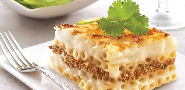 المكرونة بالبشاميل