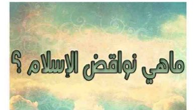 تعرف معنا الآن على نواقض الإسلام العشر 26 ما هى نواقض الإسلام الـ10؟