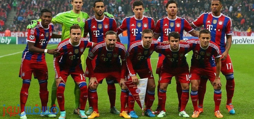 موعد مباراة بايرن ميونيخ و بروسيا دورتموند في كلاسيكو الكرة الألمانية 38 فريق بايرن ميونخ