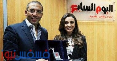 اليوم السابع تكرم المطربة أنغام علي نجاح ألبومها الجديد 3