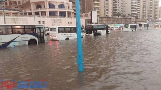 الأمطار أغرقت الإسكندرية
