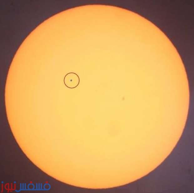 صور.. لحظة عبور كوكب عطارد من أمام الشمس اليوم 25 صور لعبور كوكب عطارد من أمام قرص الشمس