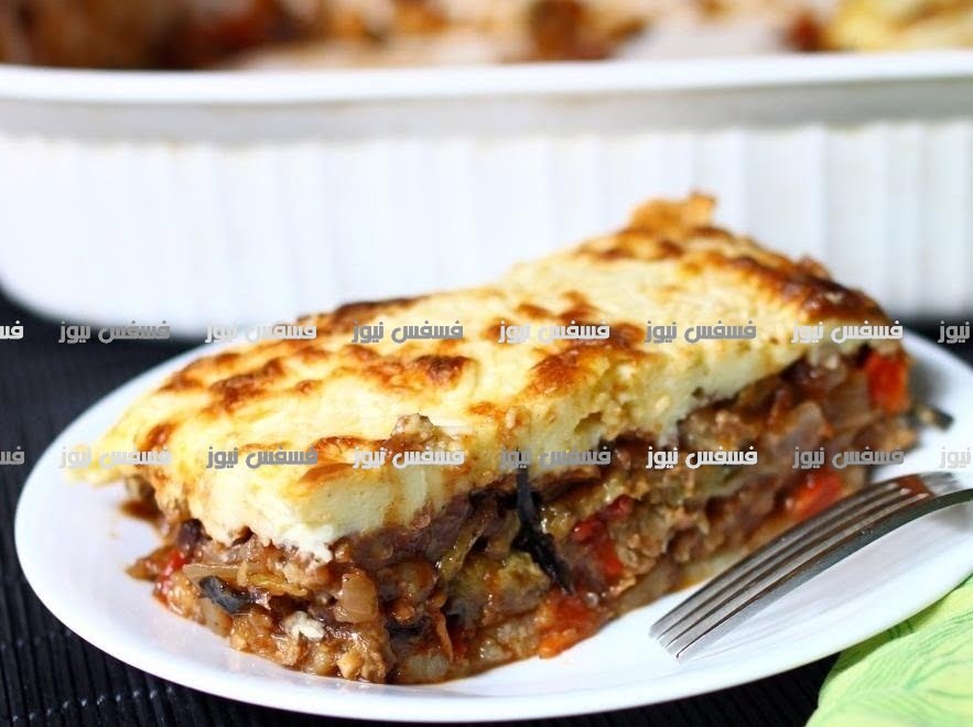 طريقة تحضير المسقعة باللحم وبالباشمل بالمكونات خطوة بخطوة 29 طريقة تحضير المسقعة باللحم وبالباشمل بالمكونات خطوة بخطوة 12