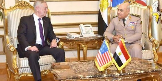 وزير الدفاع صدقي صبحي يكافح الاٍرهاب مع نظيره الأمريكي