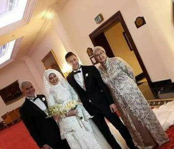 بالصور حفل زفاف رمضان صبحي من نجلة إكرامي