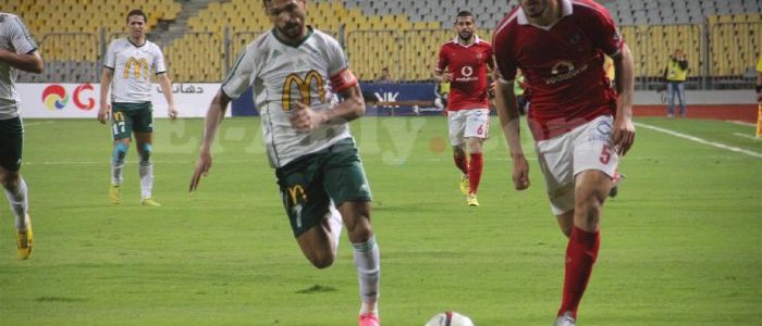 تعادل الأهلي والمصري البورسعيدي بهدفين لكلاً منهما