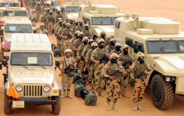 مقتل ٣٠ تكفيرياً في الهجوم علي البؤر الإرهابية بشمال سيناء 1