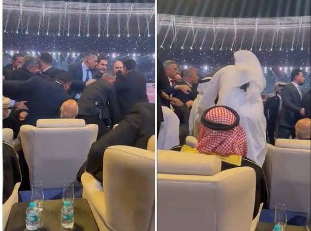 ملعب البصرة يشهد اشتباكات عنيفة بمنصة كبار الشخصيات 10 ملعب البصرة يشهد اشتباكات عنيفة بمنصة كبار الشخصيات