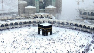 حقيقة سقوط الثلوج في مكة المكرمة