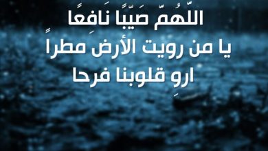 دعاء المطر للرزق